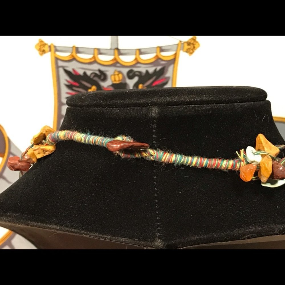 SOLD BUNDLE* Raw Stone Amber Turquoise Necklace - Picture 4 of 4